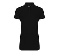 PRO RTX Womens/Ladies Pro Polyester Polo (XS) (Black)