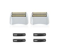Pro Shaver Replacement Foil and Cutters Compatible with Andis 17150(TS-1) Pro Lithium Titanium foil Shaver Replacement Heads (2 Pack Golden)
