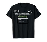 PRO Shenanigans. Obviously Funny Data Analyst Definition T-Shirt