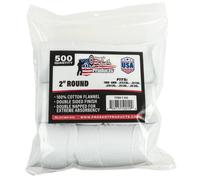 Pro-Shot Products .270-.38 Caliber 2-Inch RD. 500 Count Patches, White