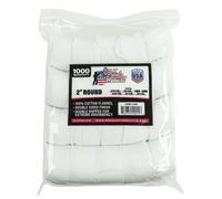 Pro-Shot .270-.38 Caliber 2-Inch RD. 1000 Count Patches,White