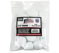 Pro Shot 6-mm-.30 Caliber1 1/2-Inch RD. 600 Count Patches, White