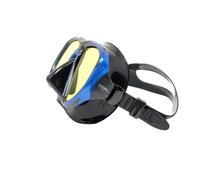 Pro Shot Tidal Mask - Advanced Anti-Fog Snorkel Mask for Snorkeling, Swimming, and Scuba Diving with Wide-Angle Tempered Glass Lens, and Best Anti-Fog Technology (Blue)