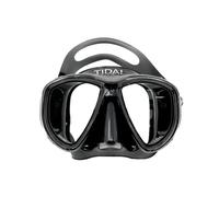 Pro Shot Tidal Mask - Advanced Anti-Fog Snorkel Mask for Snorkeling, Swimming, and Scuba Diving with Wide-Angle Tempered Glass Lens, and Best Anti-Fog Technology (Black)