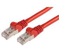 Pro Signal 0.2m Red Cat6a LSOH SSTP RJ45 Ethernet Patch Lead - High Speed Gigabit, Shielded