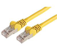 Pro Signal 0.5m Yellow Cat6a LSOH RJ45 Ethernet Patch Lead - High Speed Gigabit, SSTP, Snagless