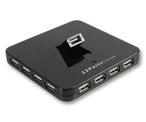 PRO SIGNAL - 13 Port USB 2.0 Hub - Mains Powered