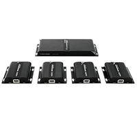 PRO SIGNAL 1x4 1080p HDMI Extender & Splitter Kit - HDbitT IR Passback, 120m Transmission - PSG3427
