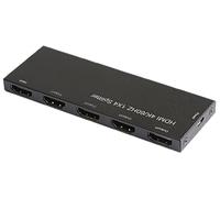 PRO SIGNAL 1x4 4K HDMI Cascading Splitter - 4K@60Hz, HDCP 2.2/1.4, Built-In Scaler, 8-Level Cascading