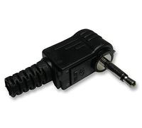 PRO SIGNAL 2.5mm Mono Jack Plug, 90 Degree, 2 Pack - Compact Audio Connection - PSG080254