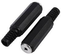 PRO SIGNAL 2.5mm Stereo Jack Socket - 2 Pack - Crimp Termination - Metal Body - 3 Pin - PSG01493