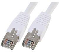 Pro Signal 20m White Cat5e S/FTP Ethernet Patch Lead - RJ45 to RJ45 Shielded Network Cable - PSG91656