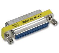 Pro Signal 25-Pin D Sub Male to Female Port Saver - Prevents Wear on Devices & Laptops - PSG90319