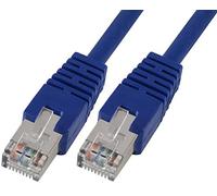 PRO SIGNAL 2m Blue Cat5e STP Ethernet Patch Lead - RJ45 to RJ45 Shielded Network Cable - PSG90507