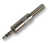 Pro Signal 3.5mm Stereo Jack Plug - Metal Housing, Screw Mount, Copper Body - 2 Pack - PSG02539