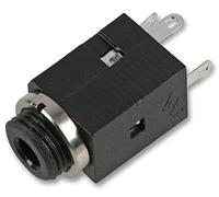 PRO SIGNAL 3.5mm Stereo Jack Socket - 3 Pole, Chassis Mount with Solder Tags - 5 Pack - PSG03614