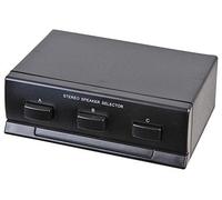 PRO SIGNAL 3-Way Speaker Selector Switch - 3 Pair Channels, Push Button On/Off, 50W RMS, Home Theatre - PSG08231