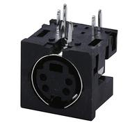 PRO SIGNAL 4-Pin Mini-DIN PCB Socket - Right-Angle Through-Hole Mount - PSG01571