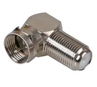 PRO SIGNAL 5-Pack Right Angle F Type Socket to Plug Adaptor - High-Quality Coaxial Connection