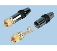PRO SIGNAL 75 ohm F Type Coaxial Plug - All Metal, Solder Termination - For Up to 6mm Cable - PSG02031