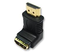 PRO SIGNAL 90° HDMI Adaptor - Male to Female Right Angle Connector - Gold Plated Contacts - PSG90769