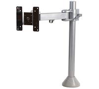 Pro Signal Adjustable Desk Monitor Arm - Grommet Mount, VESA 75x75 & 100x100, 10kg Capacity, 300mm Reach - Silver - PSG08384