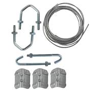 PRO SIGNAL Aerial Lashing Kit - For Chimney Mounting, Fits 2" Mast - Includes 2.5" V Bolts - AE4071