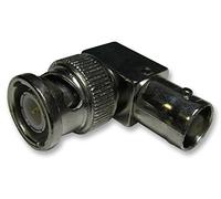 PRO SIGNAL BNC Right Angle Adaptor - 90° Socket to Plug Connector - Ideal for CCTV & Tight Spaces - PSG08338