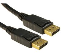 Pro Signal - Displayport 1.2 Lead, 1M Black - Lockable