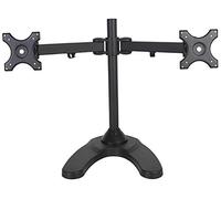 PRO SIGNAL Dual PC Monitor Stand - Desk Mount for 2x 22" Screens - VESA 75/100 Compatible - Weighted Base - PSG03920