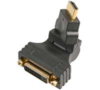 Pro Signal DVI-D Female to HDMI Male Swivel Adaptor - Gold Plated - PSG90731