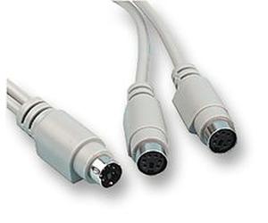 PRO SIGNAL EX-099 SPLITTER CABLE, PS2, 0.25M