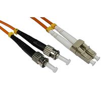 Pro Signal FB2M-LCST-100 10m LC-ST Duplex OM2 50/125µm Multimode Fibre Optic Patch Lead