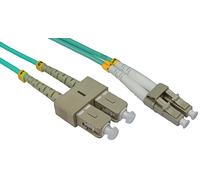 Pro Signal FB3M-LCSC-005 0.5m LC-SC Duplex OM3 50/125µm Multimode Fibre Optic Patch Lead