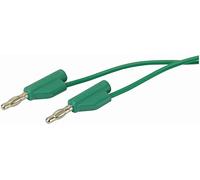 PRO SIGNAL Green 4mm Banana Plug to Plug Test Lead, 1.5m - High Flexibility, 60V DC Voltage Rating - JR9235-1.5M GREEN-ROHS