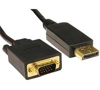 Pro Signal HDHDPORT-VGA-2M DisplayPort Male to VGA Male Lead, 2m, Black