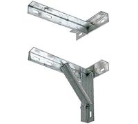 PRO SIGNAL Heavy Duty T&K Wall Bracket 18" x 16" - Galvanised Steel Aerial Mount - AE4121G