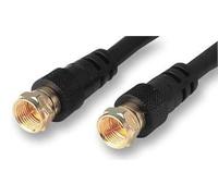 Pro Signal HQ F-Type Satellite Coaxial Lead Male to Male, 0.5m Black