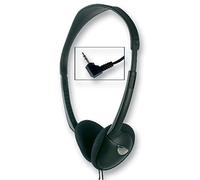PRO SIGNAL On-Ear Stereo Headphones 3.5mm Black | Comfortable on-ear stereo headphones with 3.5mm connection, full headband and 1.8m cable for everyday listening.