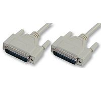 PRO SIGNAL PS11252 25 Pin D-Sub (DB25) Male to Male Lead, 2m