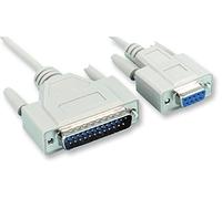 Pro Signal PS11286 9 Pin D Female to 25 Pin D Male DTE Serial Lead, 5m