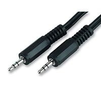Pro Signal PSG00053 3.5mm Stereo Jack Plug to Plug Lead, 15m, Black