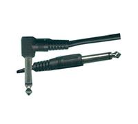 Pro Signal PSG00079 Right Angle 6.35 mm (1/4 Inches) Mono Jack Plug to Straight Plug Lead, 3m, Black