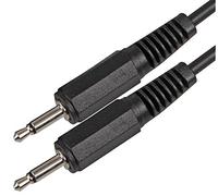 Pro Signal PSG00108 3.5mm Mono Jack Plug to Plug Lead, 1.2m Black | 1.2m 3.5mm mono jack plug to plug audio lead with pure copper conductors for reliable audio and signal connections.