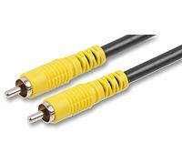 Pro Signal PSG00117 Phono (RCA) Male to Male Lead, 25m, Black, 75 Ohm