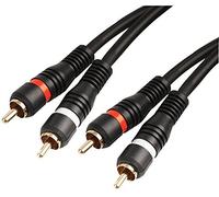 Pro Signal PSG00280 2x Phono (RCA) Male to 2x Phono Male Lead, 3m, Blue