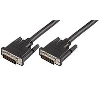 Pro Signal PSG00971 DVI-I Male to Male Lead, 2m, Black