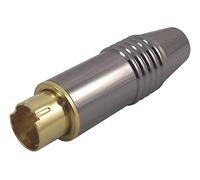PRO SIGNAL PSG01462 4 Pin Mini DIN Plug with Gold Plated Contacts