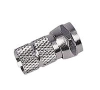 PRO SIGNAL PSG01751 50 ohm F Type Twist On Plug, RG58 Cable - 10 Pack