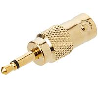 PRO SIGNAL PSG02771 Adaptor, BNC Socket to 3.5mm Jack Plug, Gold